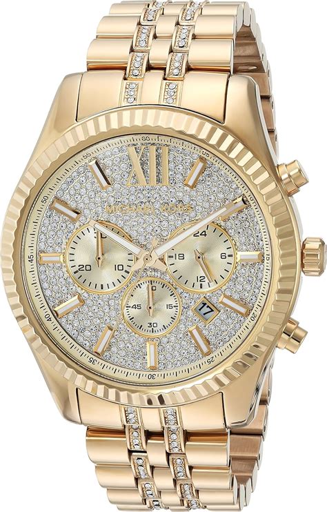 michael kors mens gold watches uk|men's mk watch with diamonds.